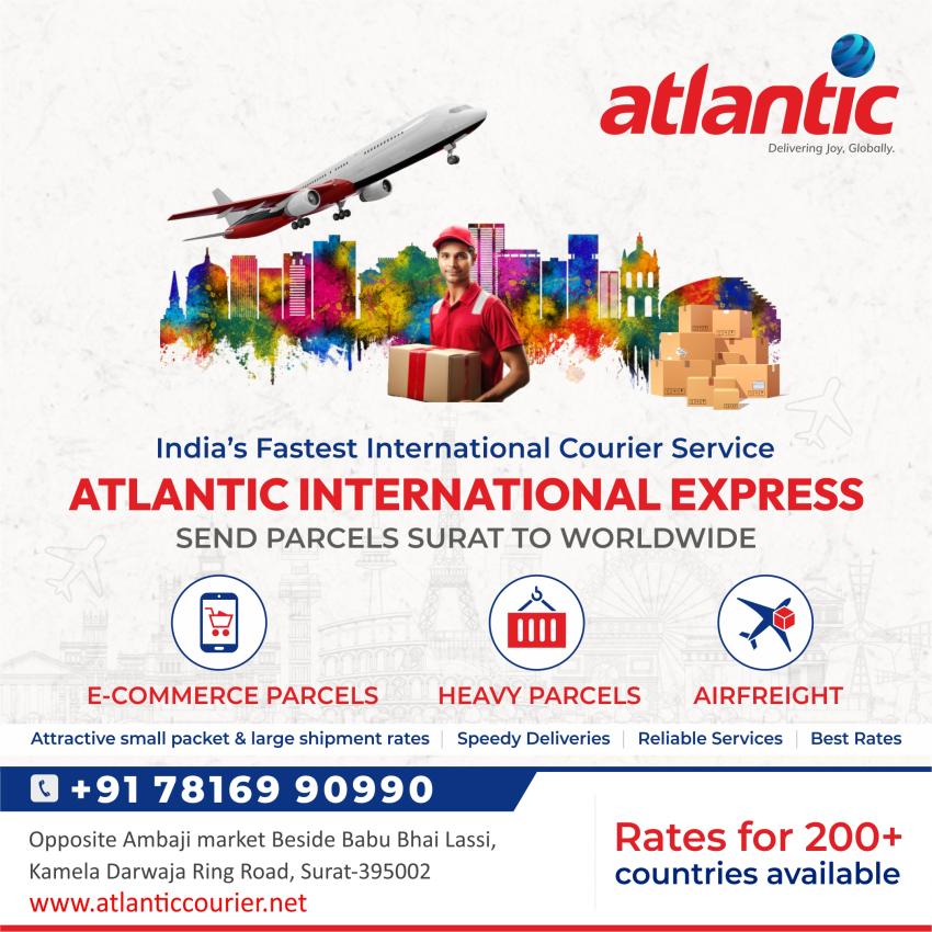 Ensuring On-Time Exhibition Goods Shipments with Atlantic’s International Courier Services in Surat