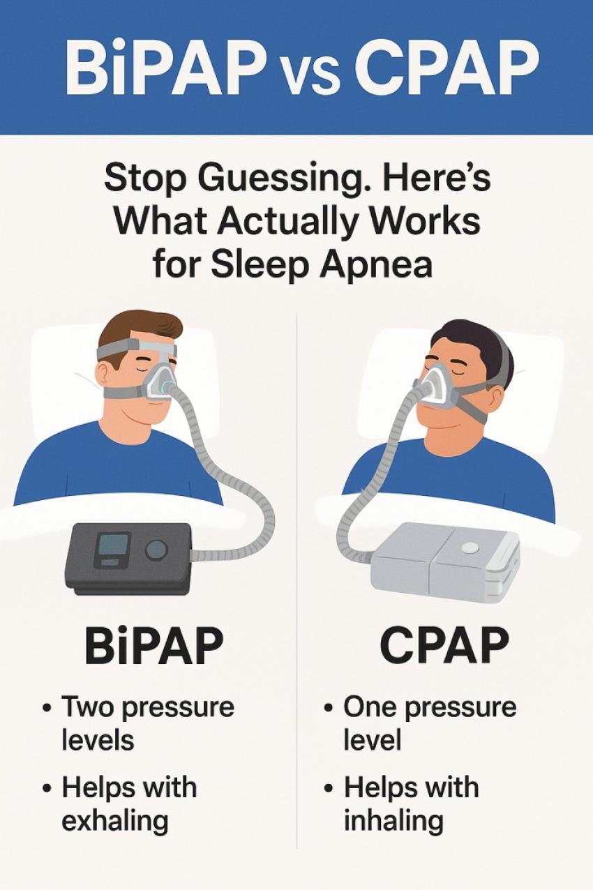 BiPAP vs CPAP: Stop Guessing. Here’s What Actually Works for Sleep Apnea