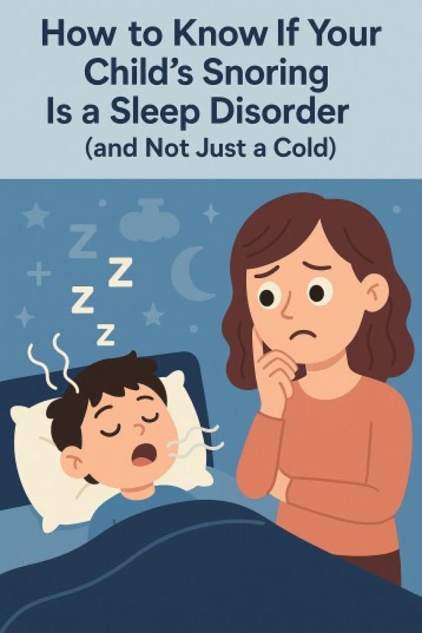 How to Know If Your Child’s Snoring Is a Sleep Disorder (and Not Just a Cold)