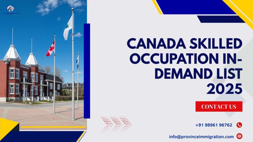 Canada Skilled Occupation In-Demand List 2025