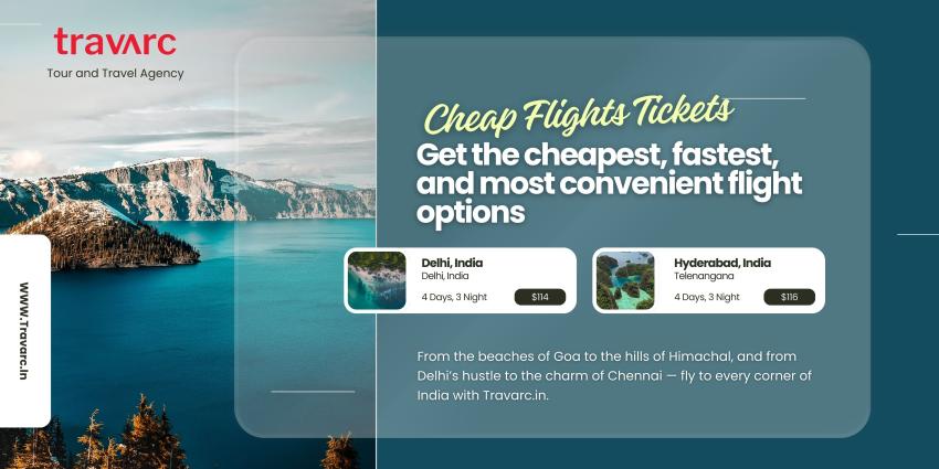 Fly to Delhi from Top Indian Cities – Book Smart with Travarc.in