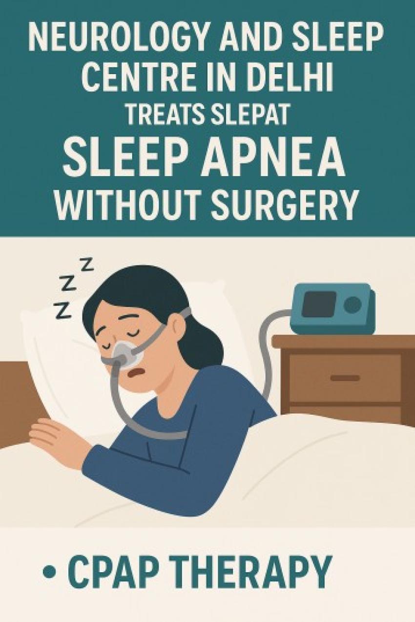 How the Neurology and Sleep Centre in Delhi Treats Sleep Apnea Without Surgery