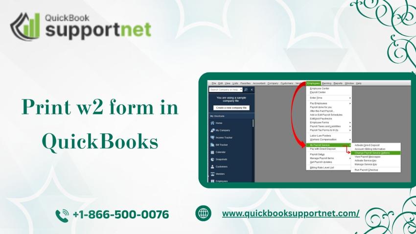 Quick Guide to Print W2 Form in QuickBooks Desktop Step-by-Step