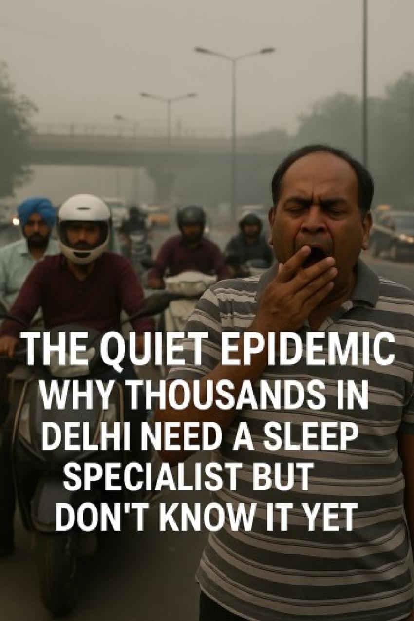 The Quiet Epidemic: Why Thousands in Delhi Need a Sleep Specialist But Don’t Know It Yet