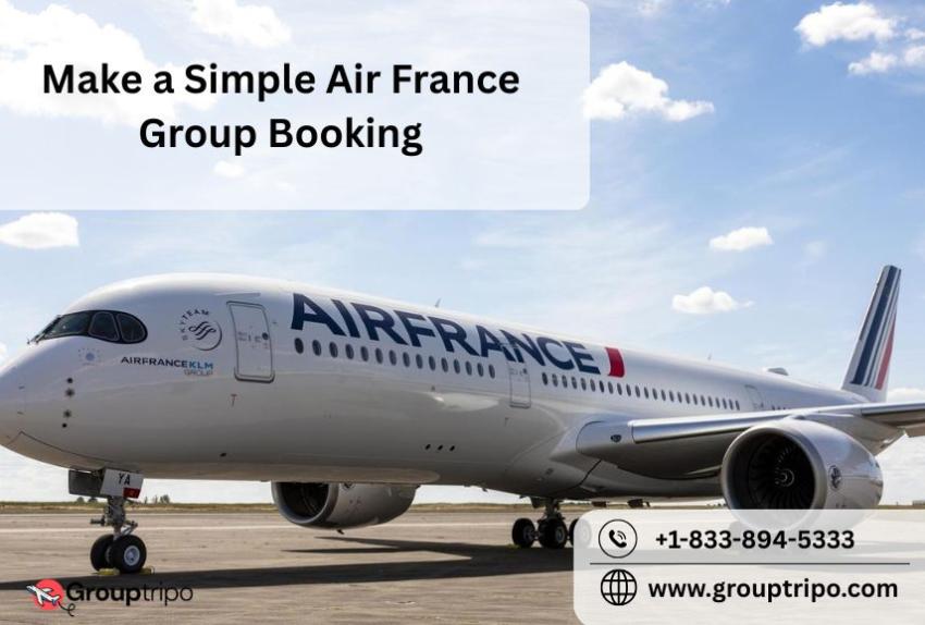 How to make a Simple Air France Group Booking?