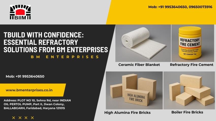 Refractory Fire Cement | High Alumina Fire Bricks | Ceramic Fiber Blankets | Boiler Fire Bricks