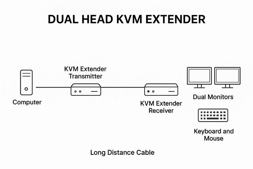 Dual Head KVM Extender vs Standard KVM: Key Differences Explained