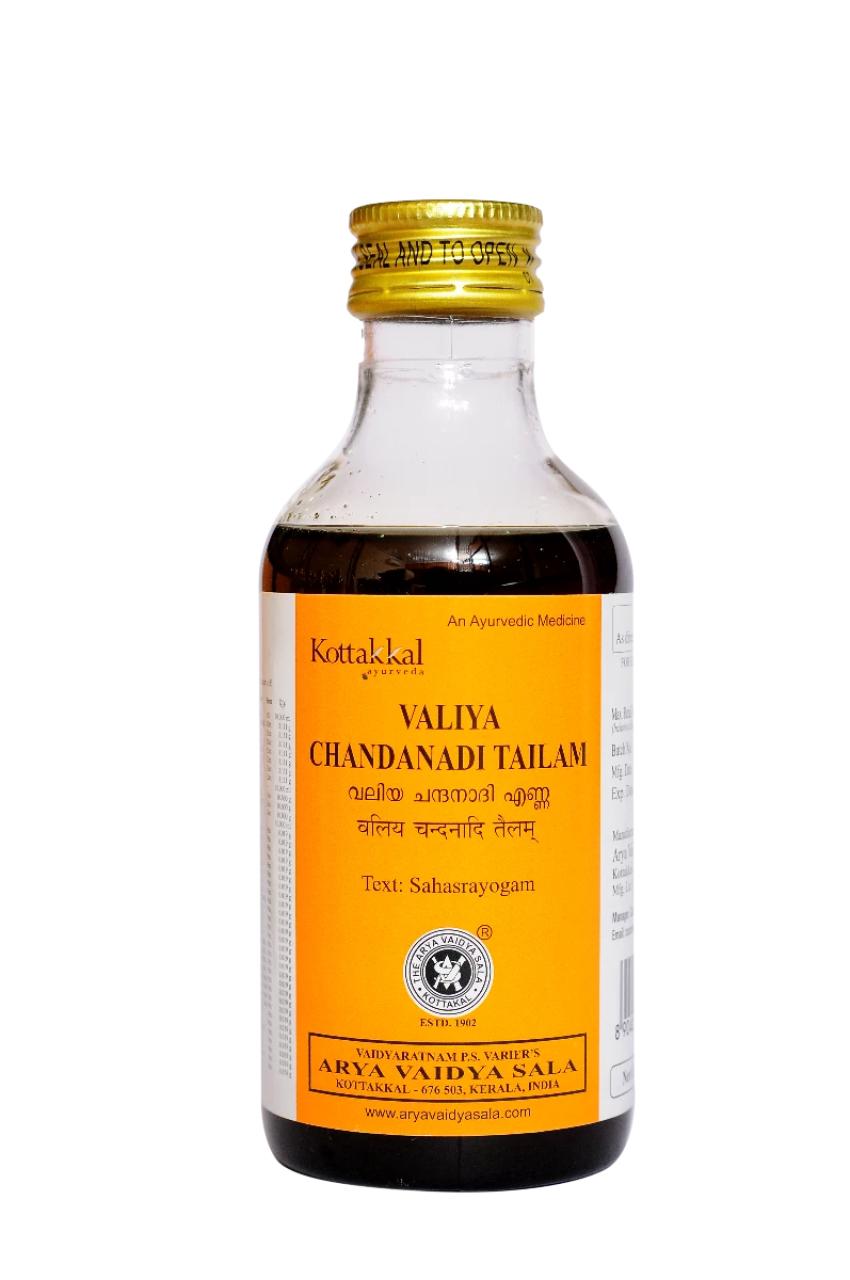 Cool your body naturally with Kottakkal Valiya Chandanadi Tailam – Ayurvedic cooling oil.