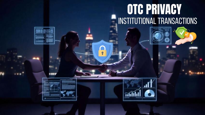 In what ways do OTC desks provide greater privacy for institutional transactions?