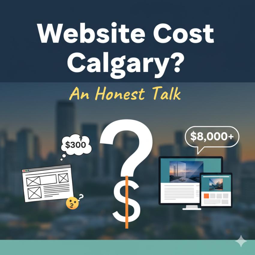 Let's Have an Honest Talk About Website Prices in Calgary. No Fluff.
