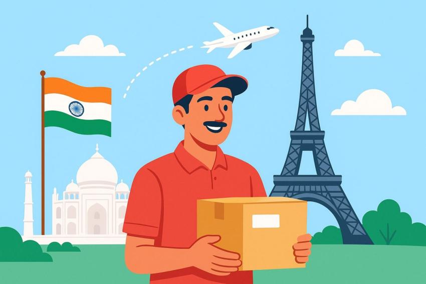 Deliver Smiles Across Borders: Send Couriers from India to France with Ease!