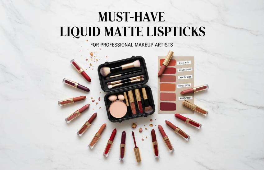Must-Have Liquid Matte Lipsticks for Professional Makeup Artists