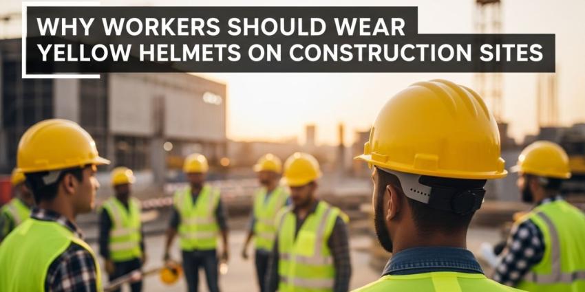 Why Workers Should Wear Yellow Helmets on Construction Sites
