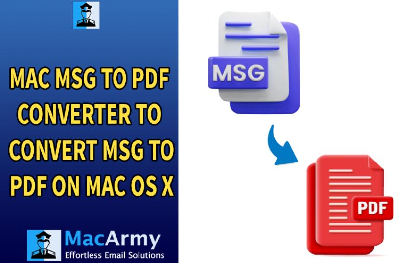 How to Convert MSG to PDF Adobe in Batch?