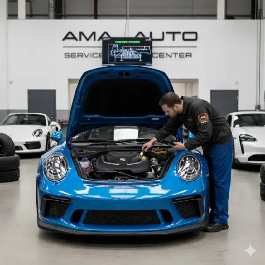 Porsche Garage Dubai | Premium Porsche Service Center at AMA Auto