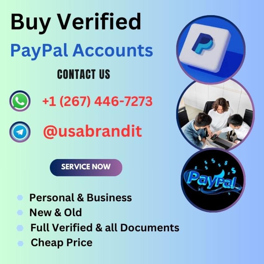 Best Quality Verified PayPal Accounts (Personal or Business)