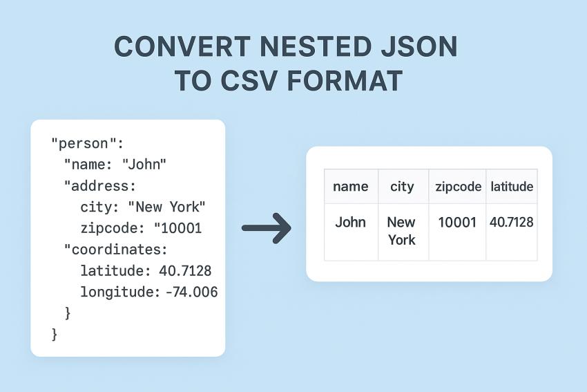 How to Convert Nested JSON to CSV Format? Smart Solutions