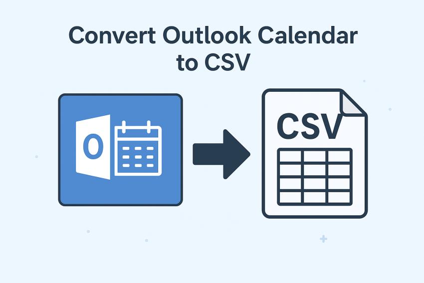 Convert Outlook Calendar to CSV- Complete Top Ways