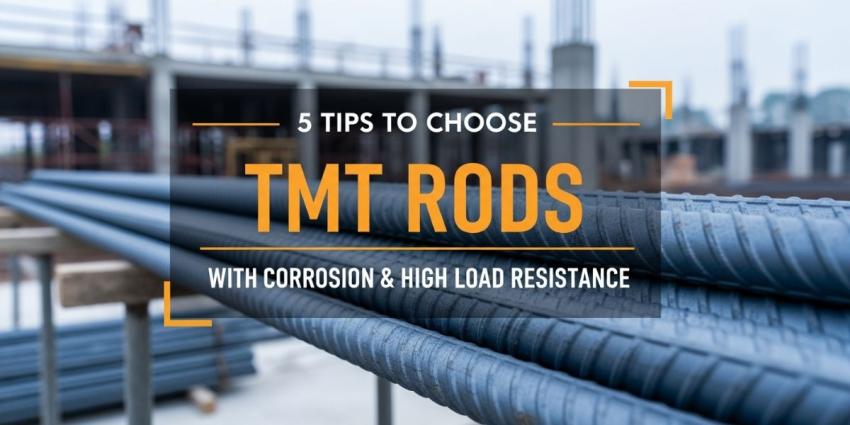 5 Tips to Choose TMT Rods with Corrosion & High Load Resistance