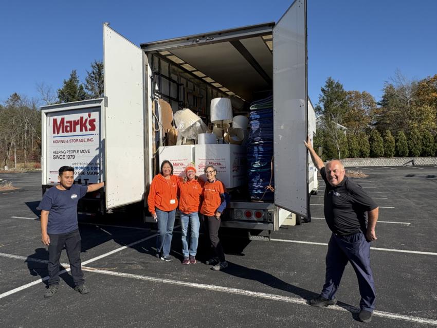 10,000 Pounds of Donated Furniture and Household Items Collected at Stow, MA "Fill a Truck" Event
