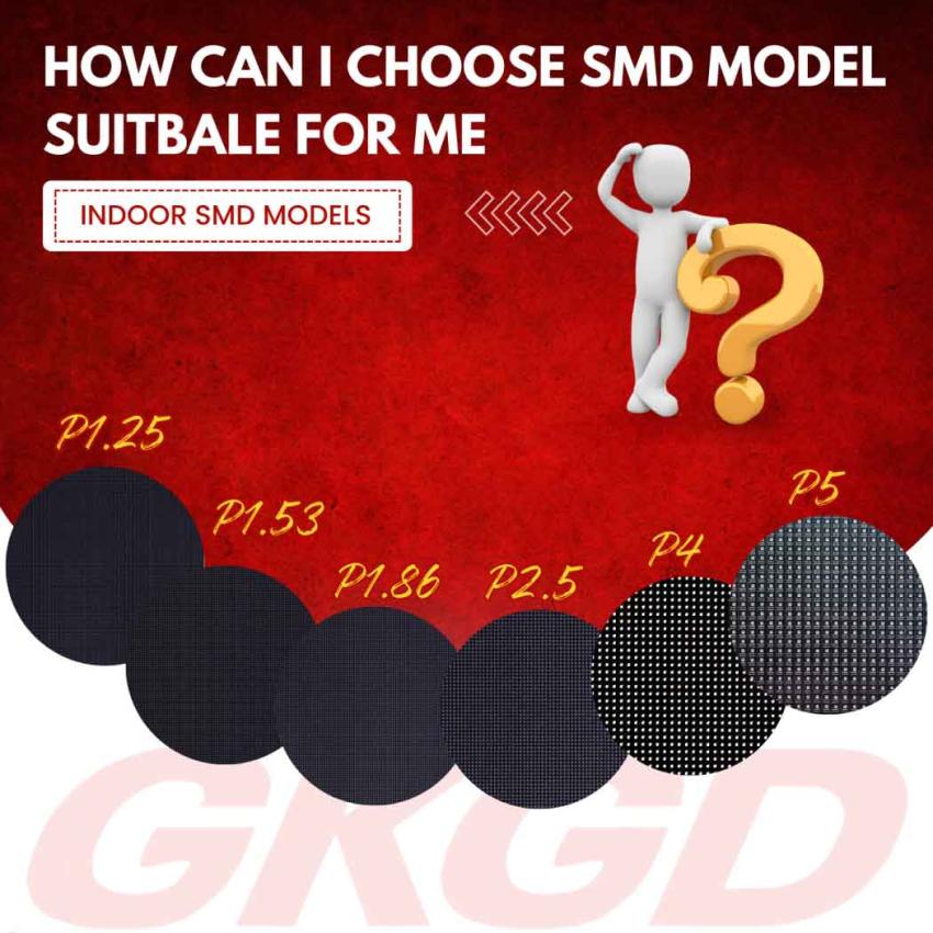 What is minimum viewing distance of SMD/LED Display?