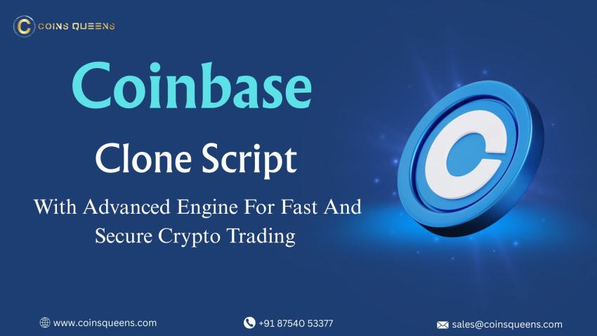 Coinbase Clone Script With Advanced Engine For Fast And Secure Crypto Trading