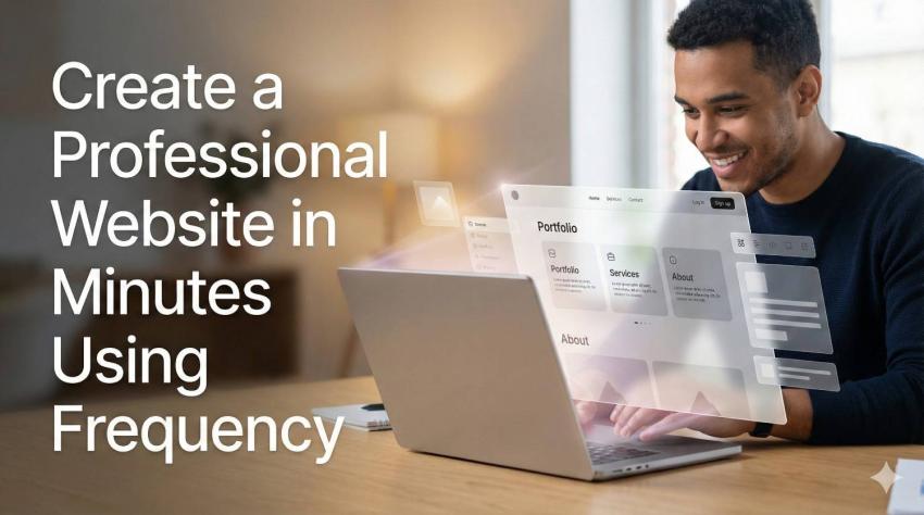 Create a Professional Website in Minutes Using Frequency