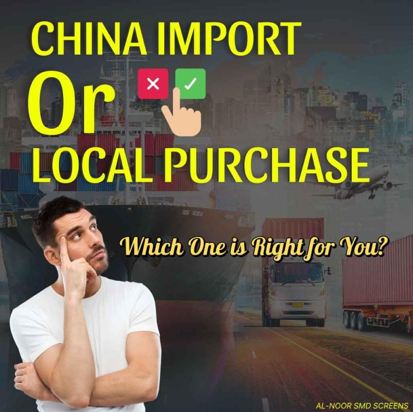 Importing SMD Screen Components from China vs Buying Locally Which Is More Cost-Effective?