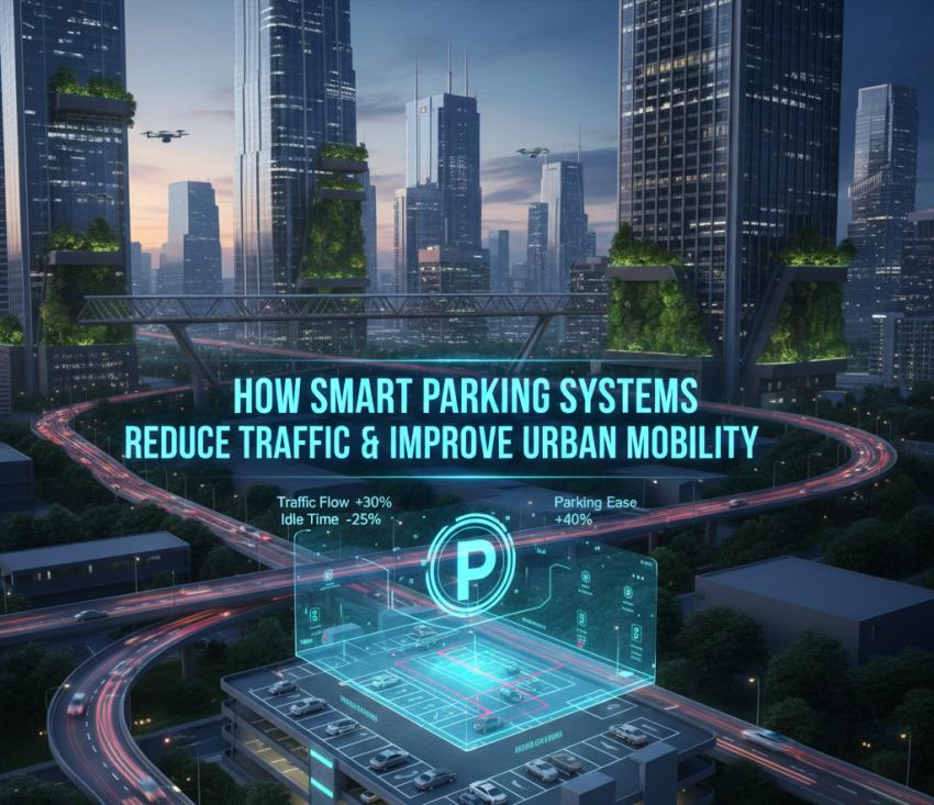 How Smart Parking Systems Reduce Traffic & Improve Urban Mobility