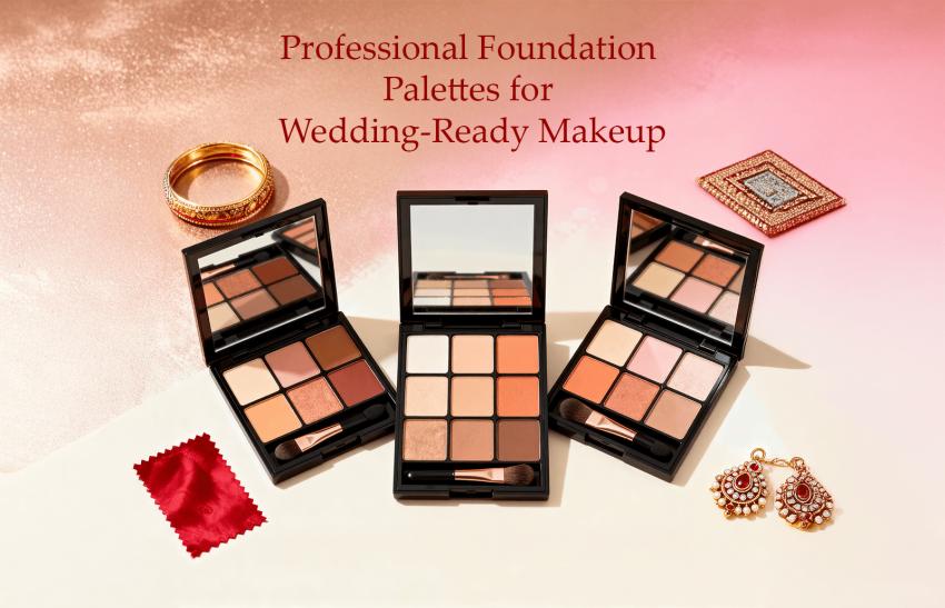 Best Professional Foundation Palettes for Wedding-Ready Makeup