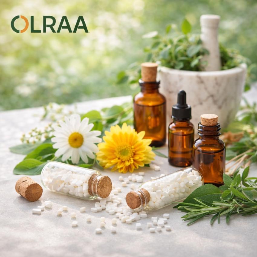 Find safe and natural homeopathy Solutions using OLRAA