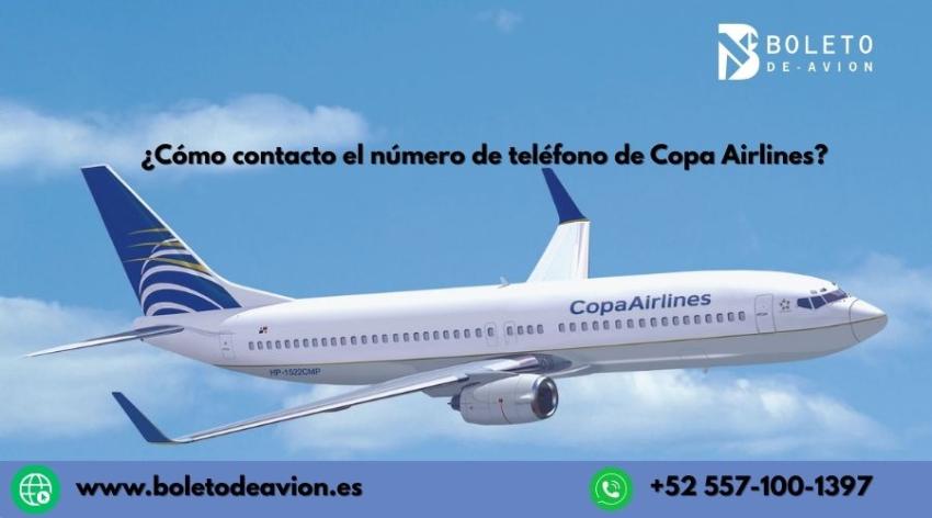 ¿Cómo contacto el número de teléfono de Copa Airlines?