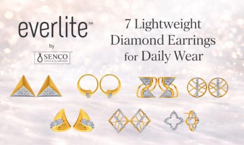 7 Lightweight Diamond Earrings for Daily Wear by Everlite