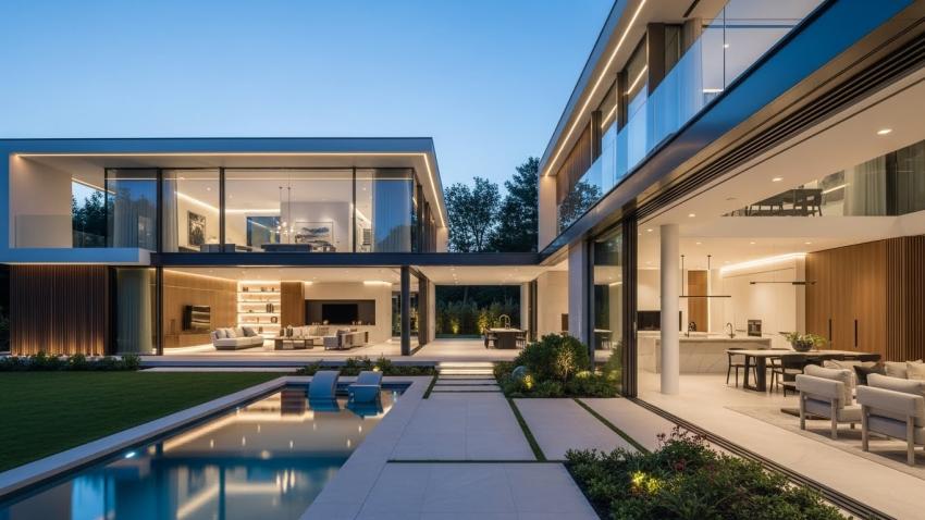 What Are The Key Features Of Contemporary Luxury Home Architecture?
