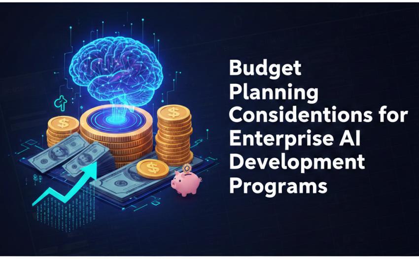 Budget planning considerations for enterprise AI development programs