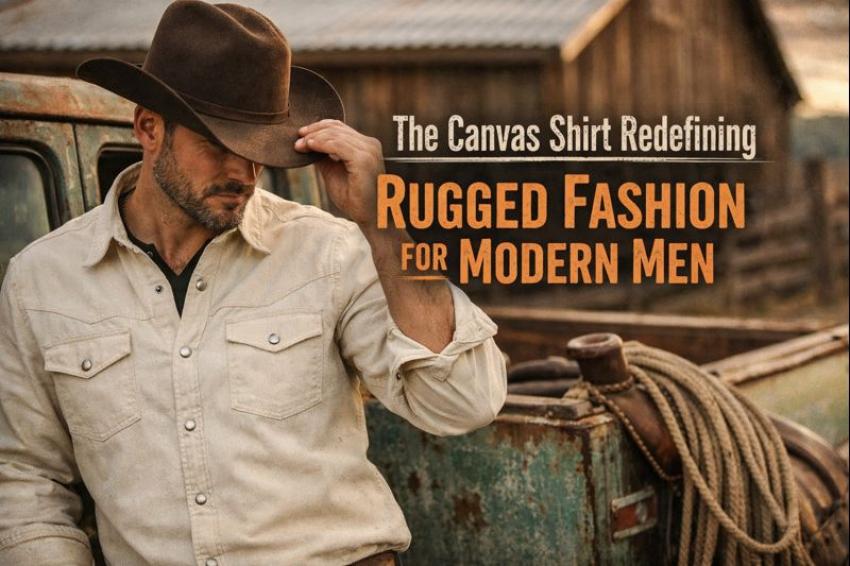The Canvas Shirt Redefining Rugged Fashion for Modern Men