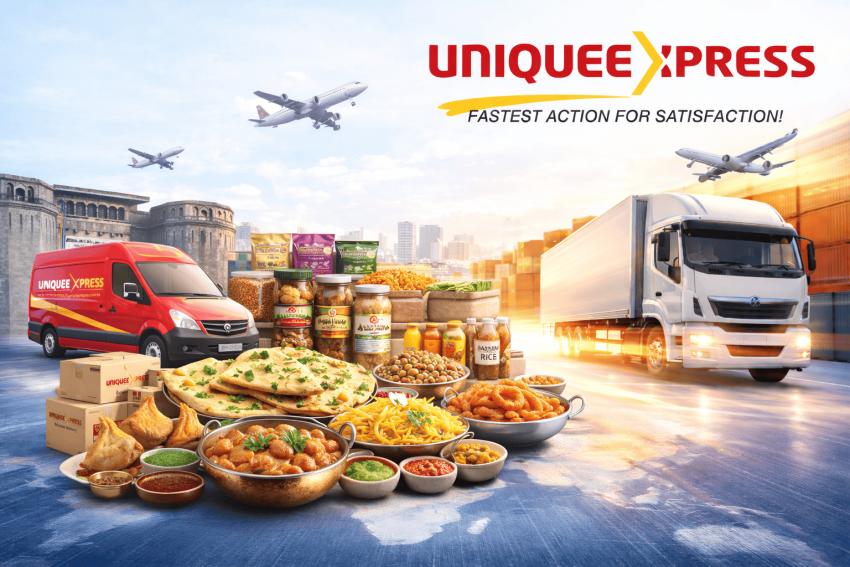 Global Delivery of Indian Snacks and Namkeen by Unique Express
