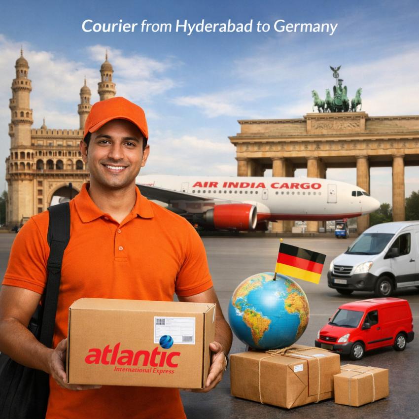 Smart Courier Logistics from Hyderabad to Germany with Atlantic Express
