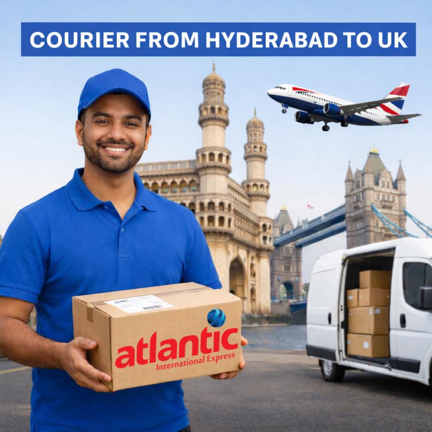 Tech Logistics Shipping Guide with Courier from Hyderabad to the UK