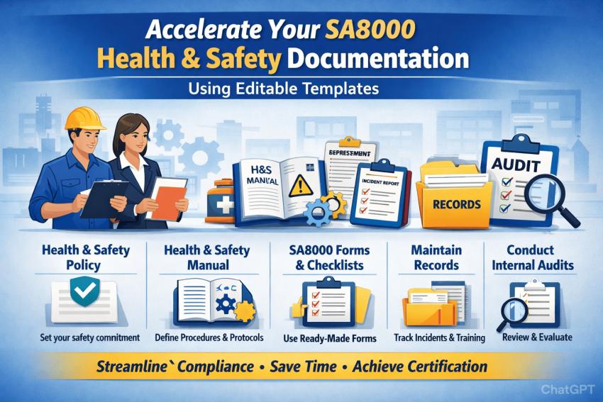 SA8000 Documentation Process: How to Accelerate Using Editable Templates