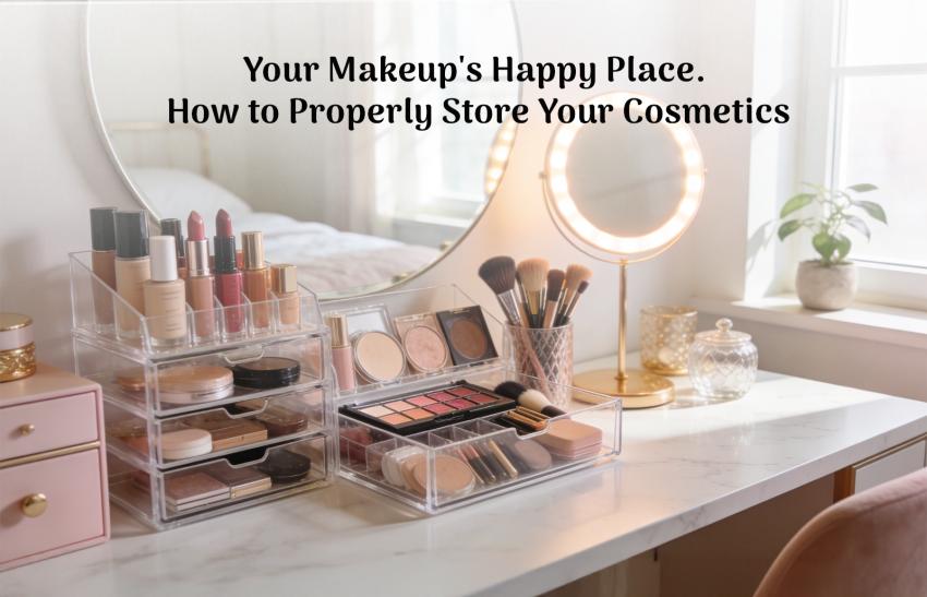 Your Makeup’s Happy Place. How to Properly Store Your Cosmetics