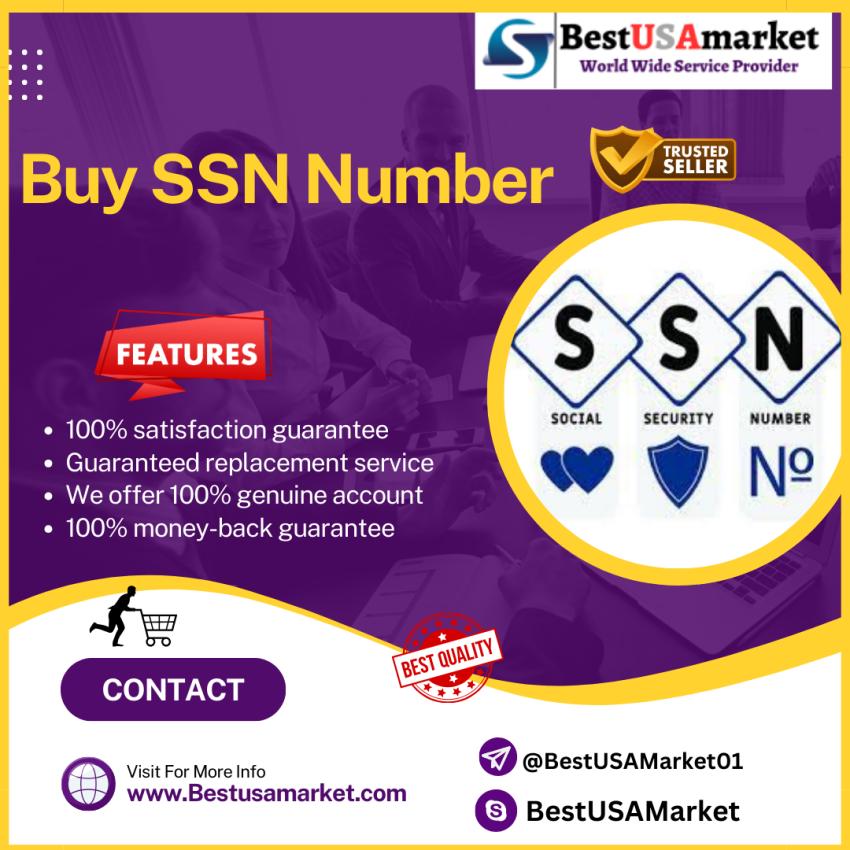 Buy SSN Number – (All Details 100% Verified)