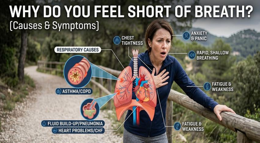 Why Do You Feel Short of Breath [Causes & Symptoms]