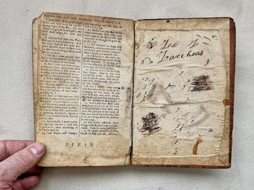 1777 copy of The New Testament Bible Sells for $199,500 at John McInnis Auctioneers, March 15th