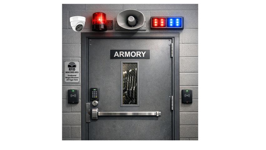 How to Secure Armories with CCTV and RFID Technology