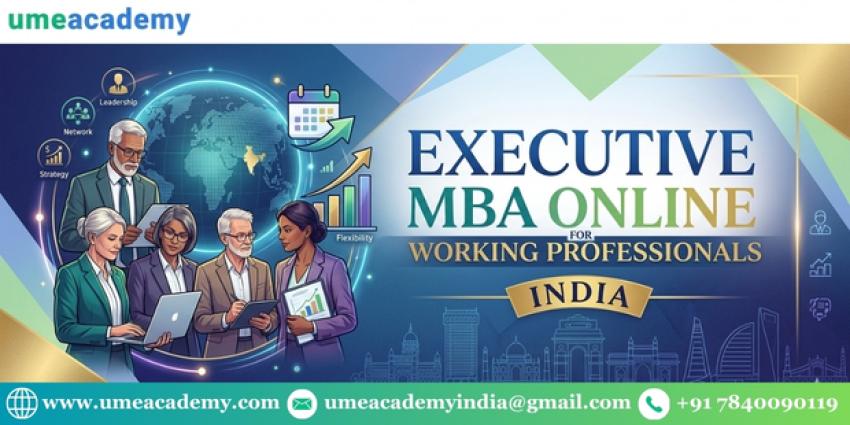 Executive MBA Online for Working Professionals in India