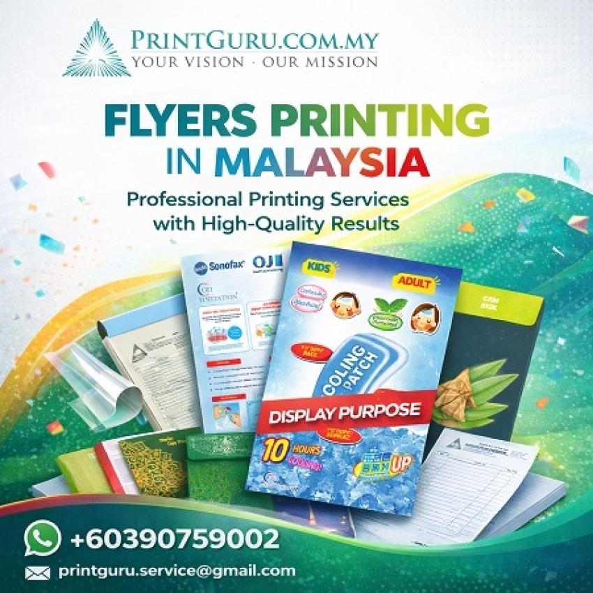 How Flyers Printing in Malaysia Helps Increase Sales and Customer Engagement