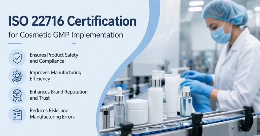 ISO 22716 Certification for Cosmetic GMP Implementation