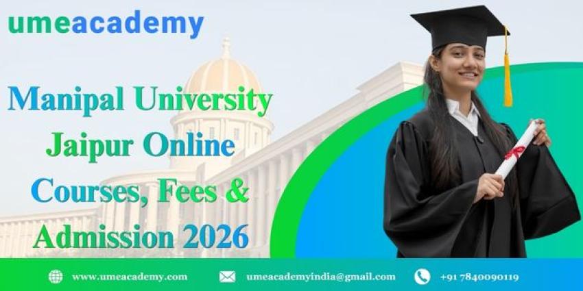 Manipal University Jaipur Online Courses, Fees & Admission 2026