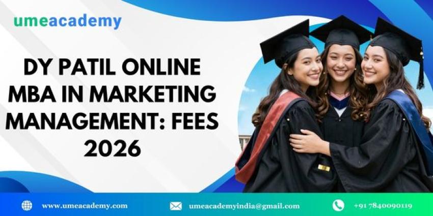 DY Patil Online MBA in Marketing Management: Fees 2026